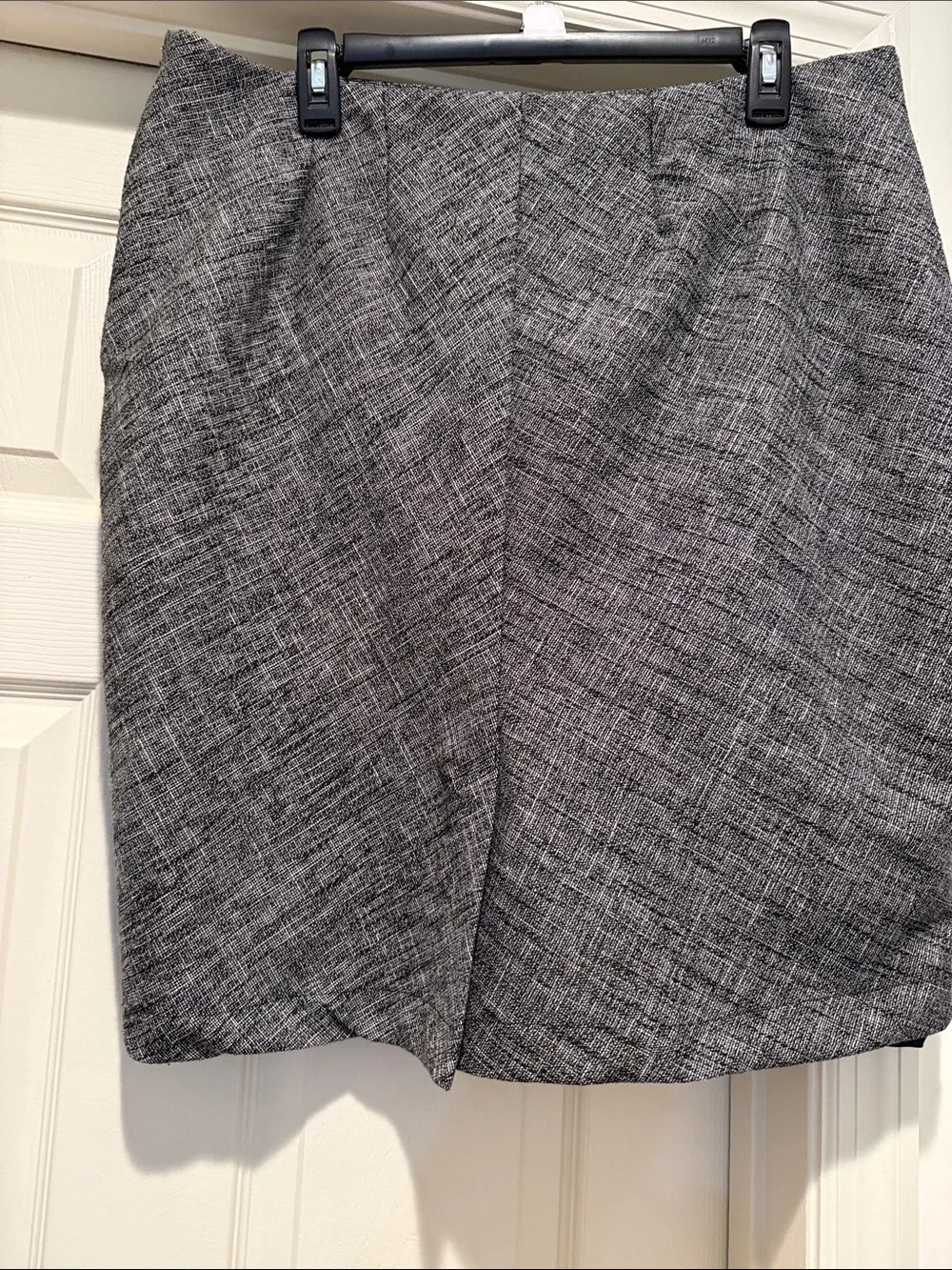 The Limited BlackGrayTweed Lined Tailored Fitted Autumn Skirt Back to Class 14